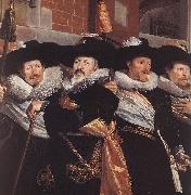 Officers of the Civic Guard of St Adrian (detail) a, POT, Hendrick Gerritsz